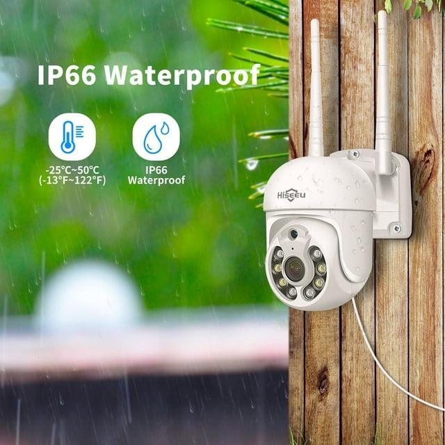 5MP PTZ 𝟯𝟲𝟬° 𝙑𝙞𝙚𝙬 Security Camera Outdoor with IP66 Waterproof Full Color Night Vision