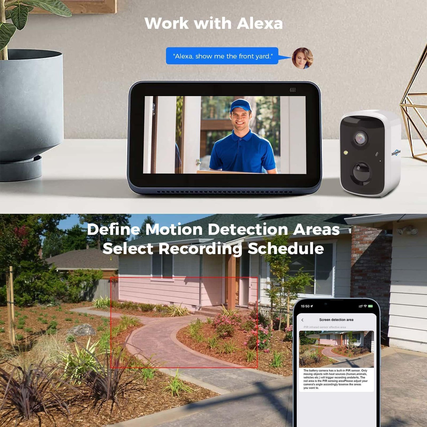 4MP Solar Battery Powered Indoor WiFi Smart Wireless Battery Camera With 2-Way Audio