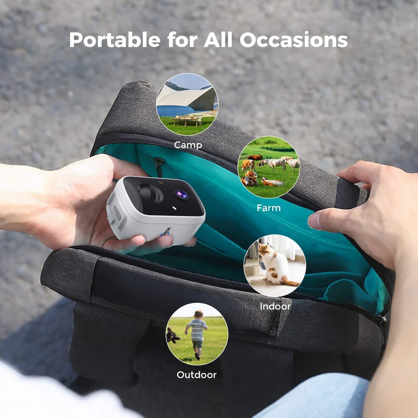 4MP Solar Battery Powered Indoor WiFi Smart Wireless Battery Camera With 2-Way Audio