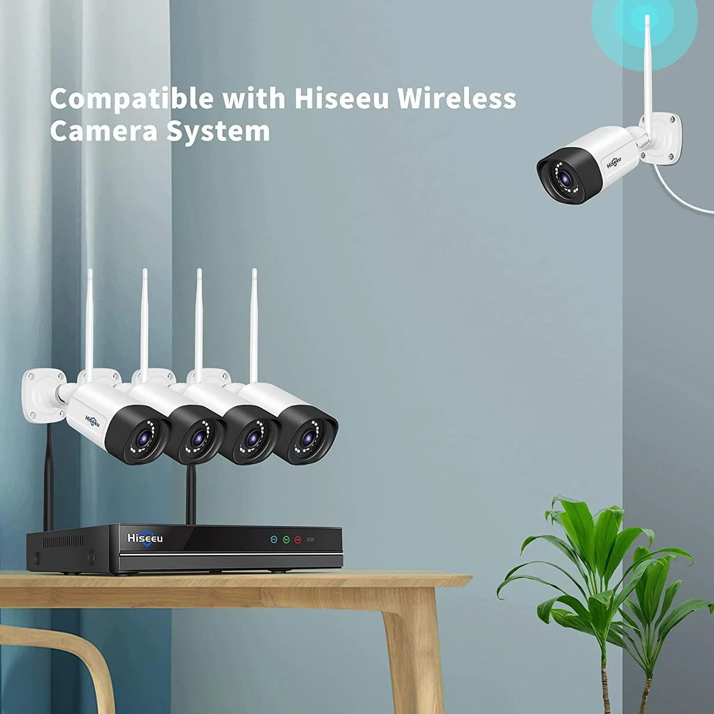 5MP Wireless Pro Security Camera Wireless Outdoor With 2-Way Audio