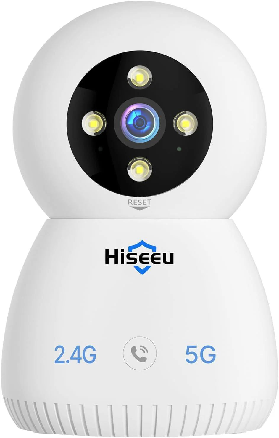 5MP 2.4G&5G Wifi Indoor Baby Monitor Pet Security Camera With One-Key Call