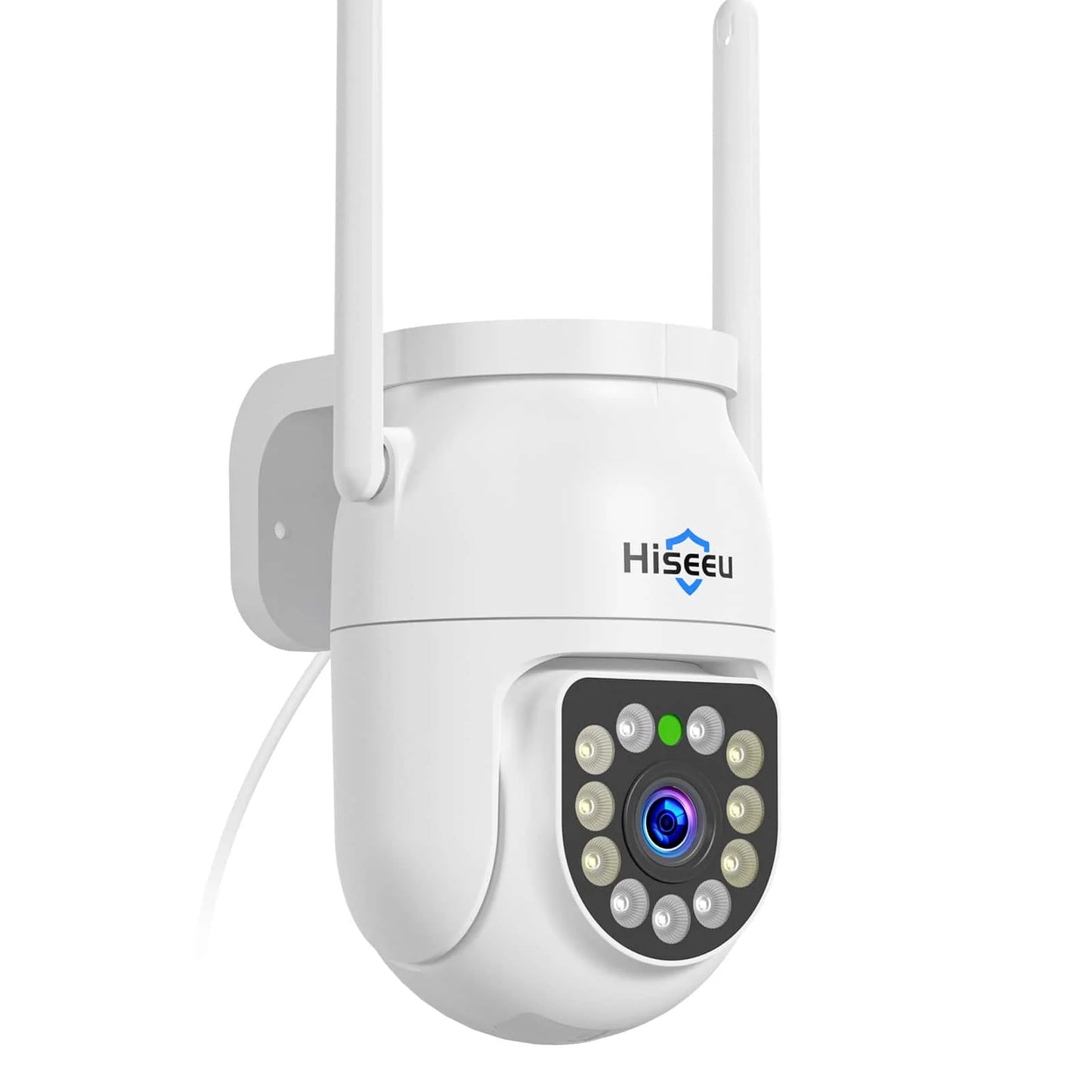 Hiseeu 2K 3MP PTZ WiFi Security Camera with Spotlight, 360°View Auto Tracking,Color Night Vision, Waterproof, 2-Way Audio,SD & Cloud Storage 5G&2.4G Wifi