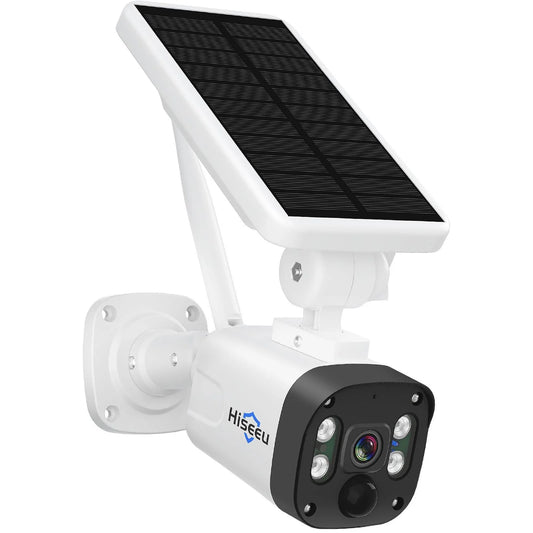 4MP Solar Battery Wireless Security Camera Outdoor with PIR Detection
