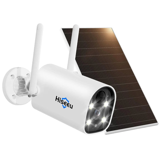 4MP Solar Battery Powered Security Camera Outdoor with IP66 Waterproof