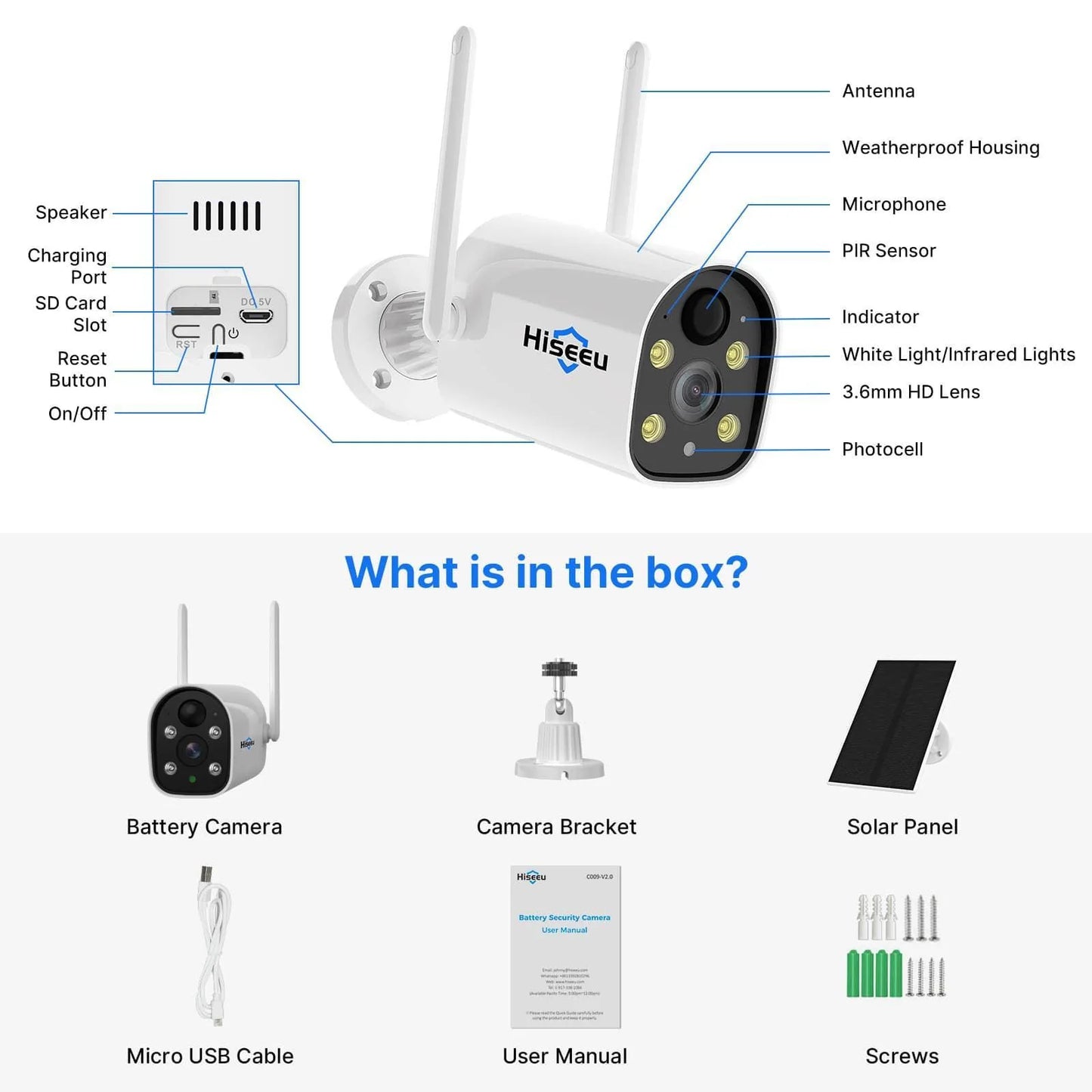 [AI Human Detection,Expandable 10CH 4K NVR] 4MP Solar Wireless Security Camera System BUILD-IN 1T HDD