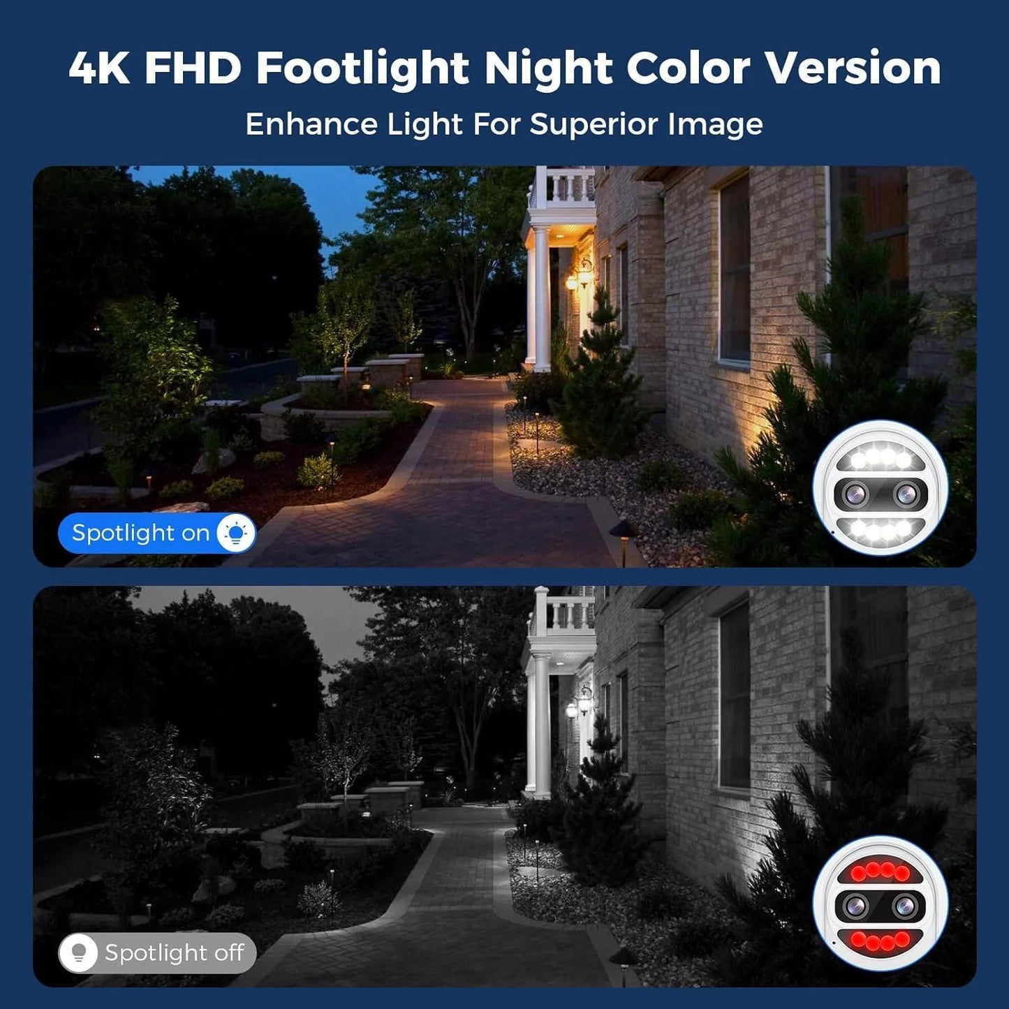 4MP PTZ 𝟯𝟲𝟬° 𝙑𝙞𝙚𝙬  10X Zoom PanSecurity Camera Outdoor with IP66 Waterproof