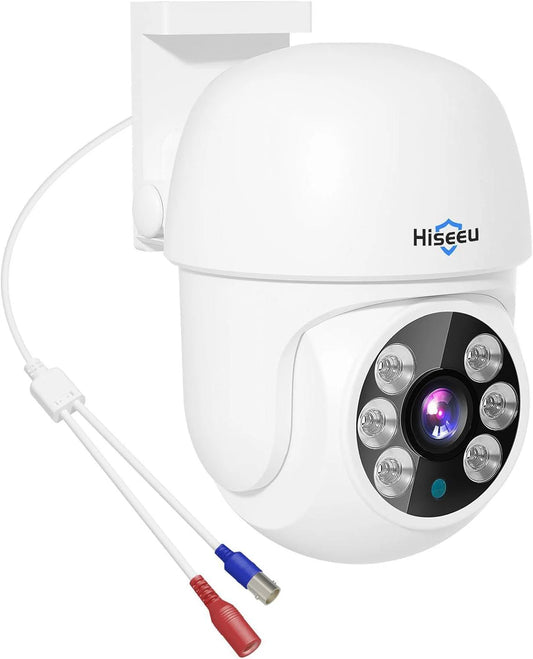 Wired 5MP AHD PTZ Analog Home Dome Security Camera 100ft IR Clear Night Vision