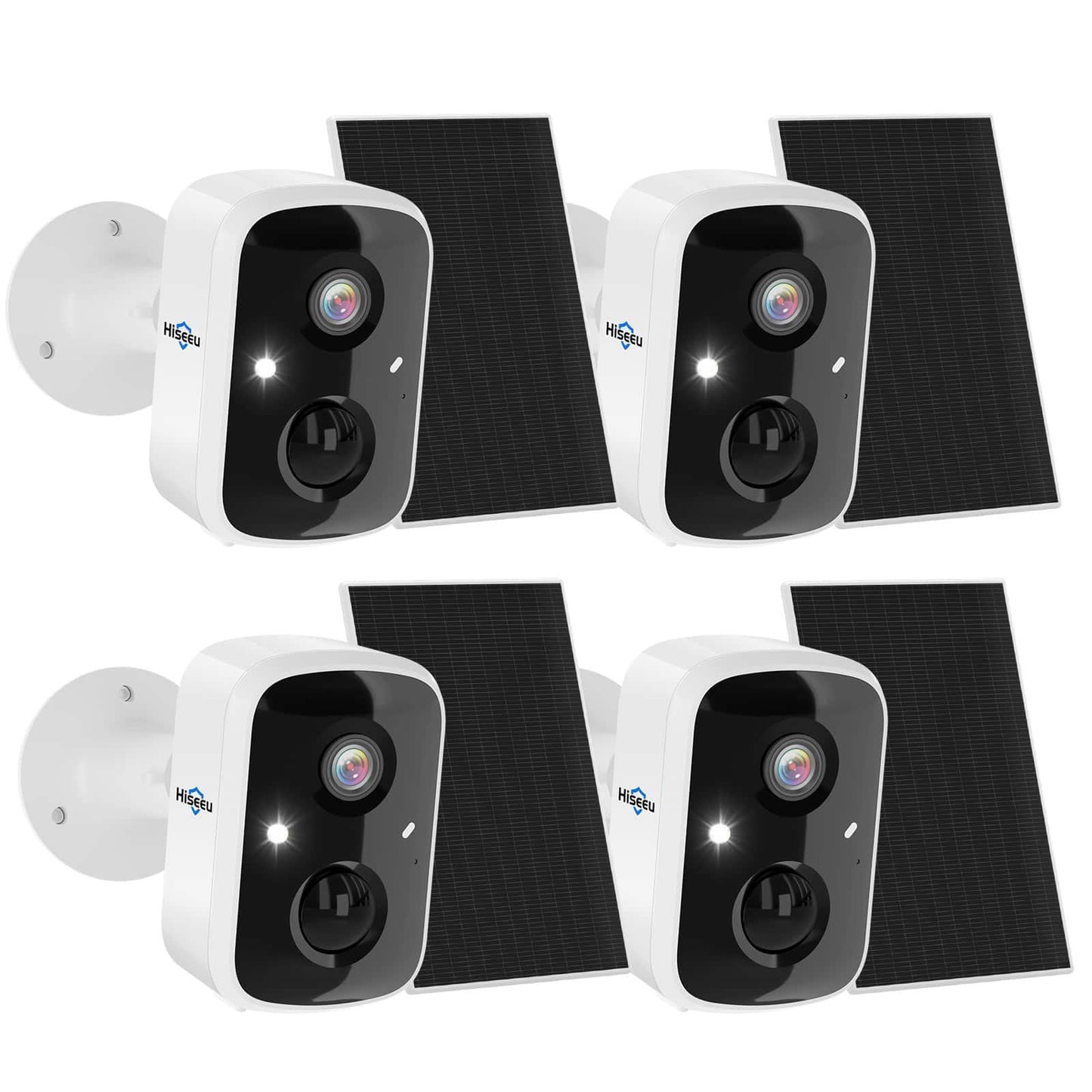 4MP Solar Battery Powered Indoor WiFi Smart Wireless Battery Camera With 2-Way Audio