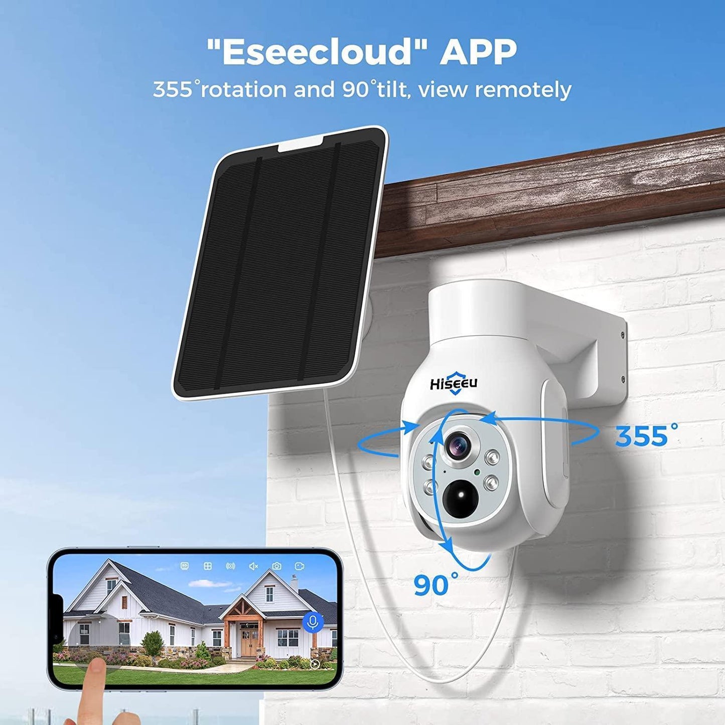 [Wireless , Expandable 10Channels 10in"Monitor NVR] 4MP PTZ Security Camera System BUILD-IN 1T HDD