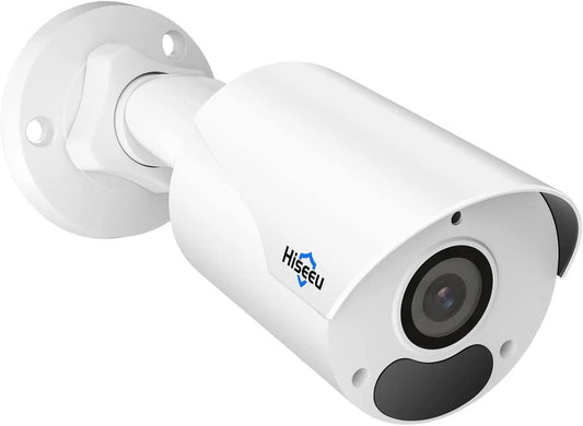 4K 8MP PoE IP Camera IP67 Waterproof WDR Function 100ft Night Vision Work with PoE NVR Outdoor&Indoor