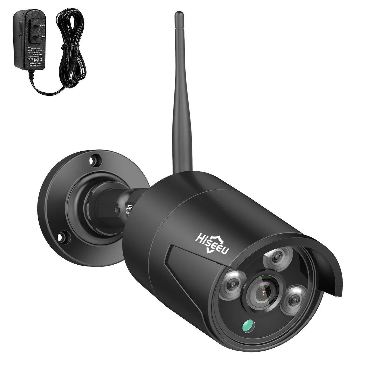 5MP Wireless Security Camera Wifi Outdoor With 2-Way Audio (Black)