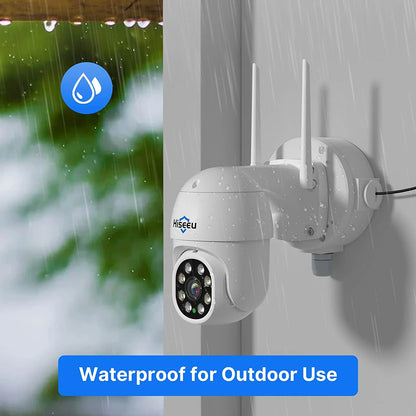 Hiseeu Universal Bullet Security Camera Junction Box, Waterproof/Metal Base/Hide Cables/Wall Ceiling Mount Bracket, Compatible with Security Camera Outdoor Indoor (Dome&Bullet Camera)