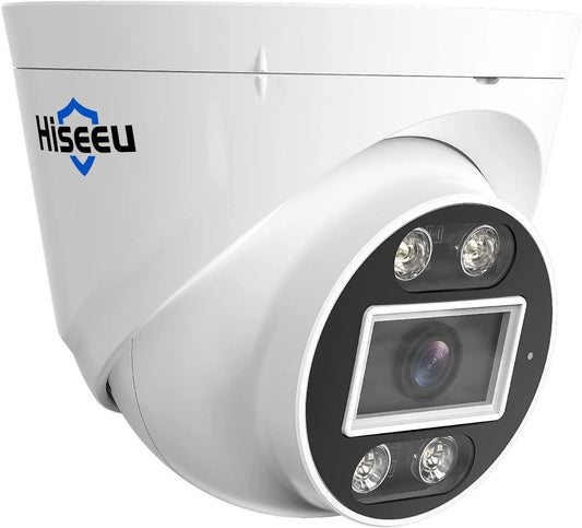 Wired 5MP IP67 Waterproof PoE Dome IP Security Camera with Two-Way Audio