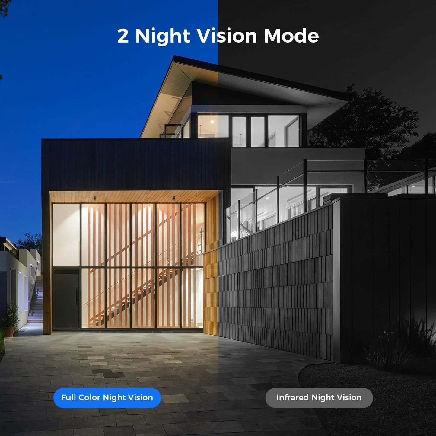 [ Wire-Free,4CH Expandable]4MP SolarWireless Security Camera Outdoor, 4MP Solar Camera, Wire-Free,90-Day Video Storage, Work with Alexa