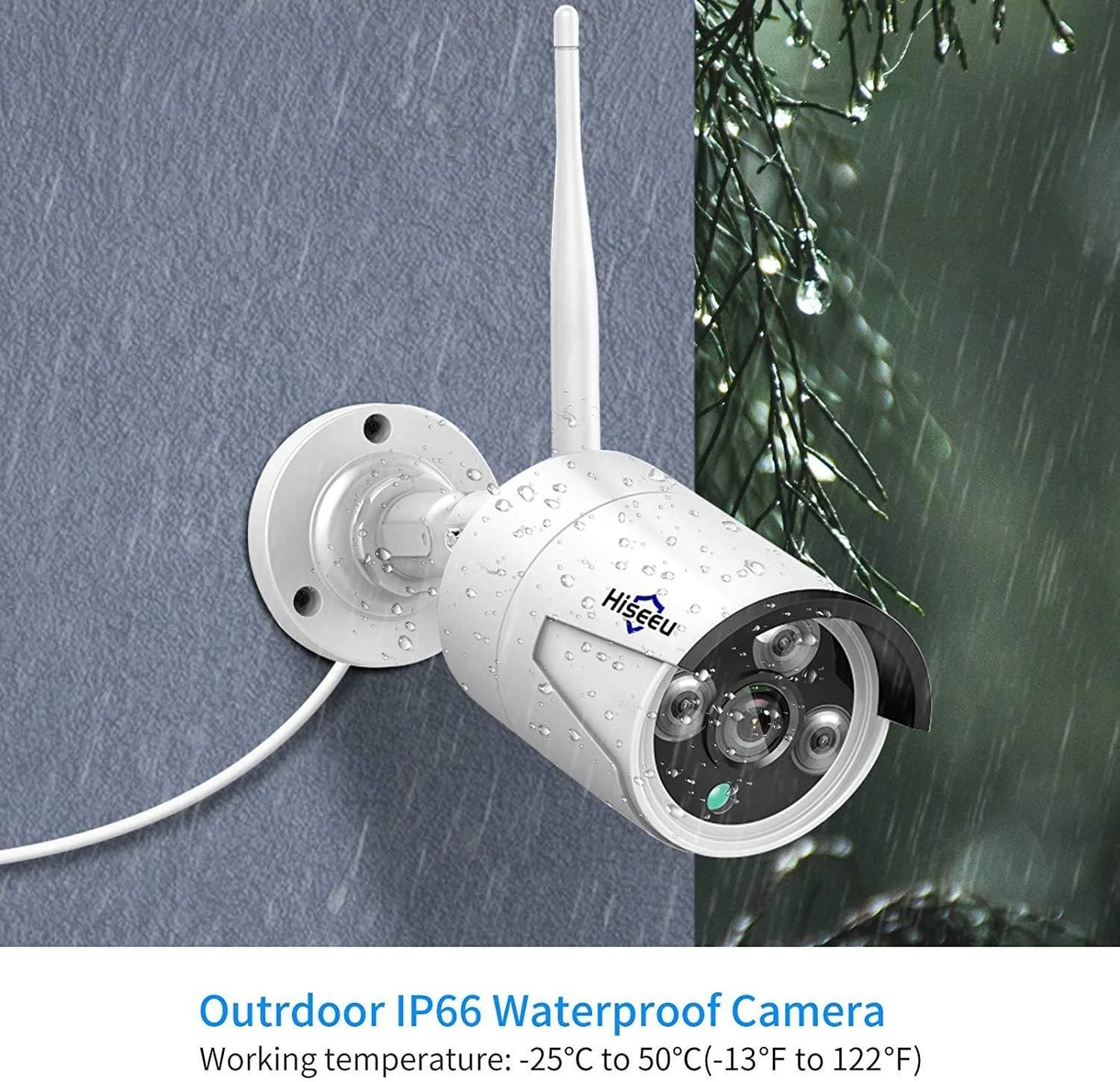 2K 3M Wireless Security Camera Wifi Outdoor With 2-Way Audio