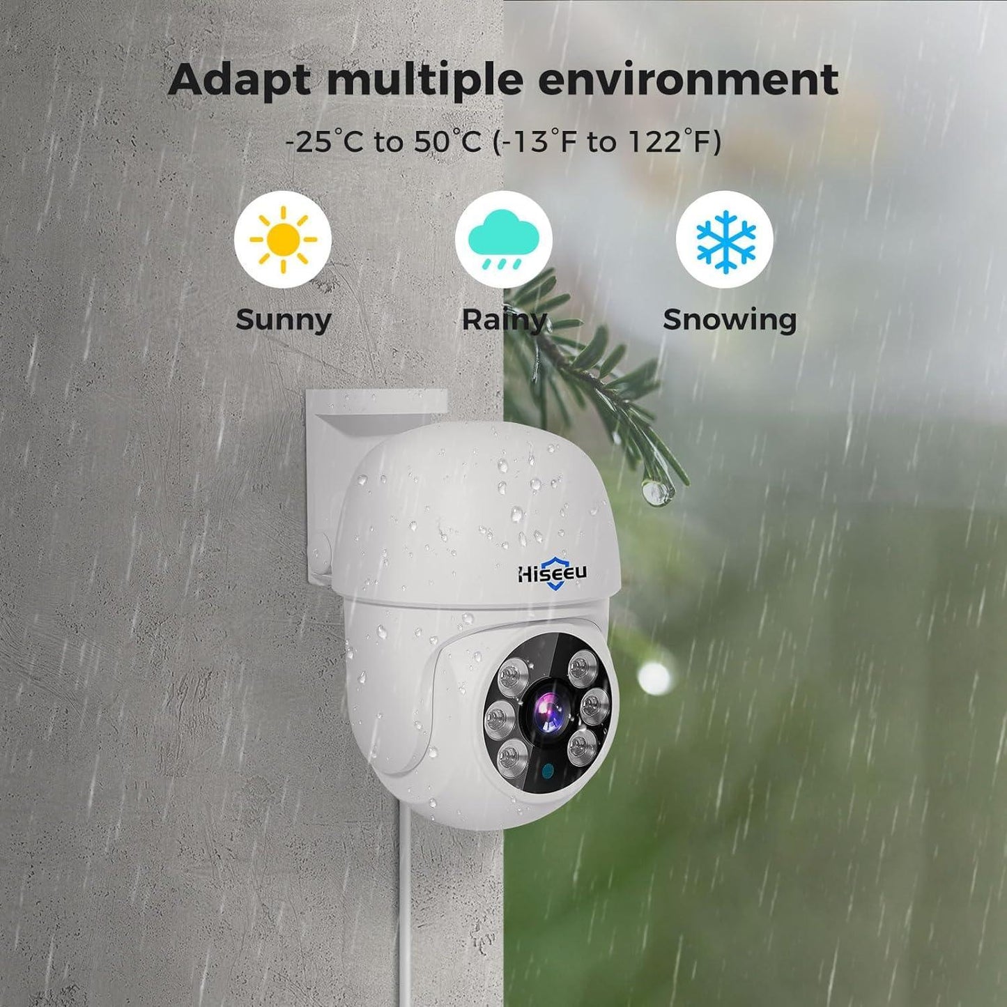 Wired 5MP AHD PTZ Analog Home Dome Security Camera 100ft IR Clear Night Vision